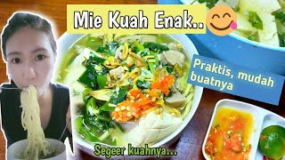 Mie Kuah Enak, Praktis sekali || Resepnya gampang