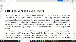 Brute Force Algorithm | Selection Sort, Bubble Sort, Sequential Search