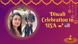 Diwali Event in Atlanta, USA 🪔 | Indian Family in America | Diwali Celebrations 🎉