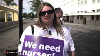 Trainee nurses rally for paid training amid financial struggles