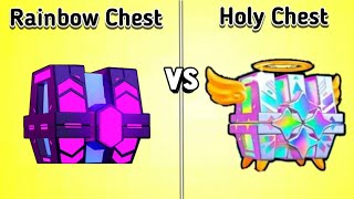 Rainbow Chest Vs Holy Chest In Frag Pro Shooter !