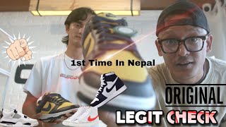 1st TIME In NEPAL -  Orignal SNEAKERS Price Hunt & LEGIT CHECK With PROOF