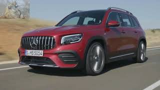 all new 2020 Mercedes AMG GLB 35 Super RED Compact SUV premium exterior and walkaround