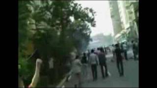 Clashes near the Parliament building in the capital Tehran Iran