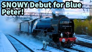 A PERFECT Winter Scene for the DEBUT Tour Return for A2 60532 BLUE PETER 20/11/24