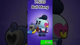 Ranking EVERY BULL SKIN!!!#brawlstars #shorts