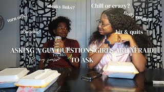 Asking A Guy Questions Girls Are Afraid To Ask || ft. My cousin || Life Of Neak