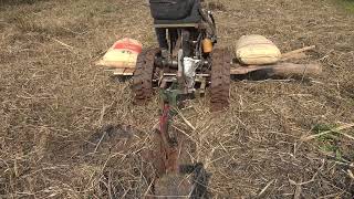 homemade tracked vehicle 22, add weight to reduce slippery