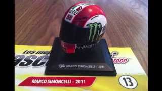 (13) 1/5 Simoncelli 2011, MotoGP Helmet.