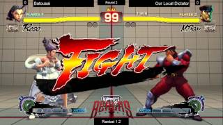 Realms Games USF4 Ranbat 1.2 Round 2 Batousai vs Our Local Dictator