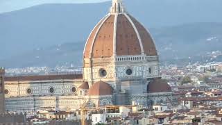 pôr do Sol na Piazzale Michelangelo Firenze Toscana Itália#italy #italia #italian