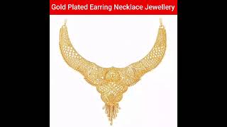 Gold Plated Traditional Earring Necklace One Gram Jewellery #shorts #nsoni