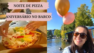 Passeio de barco em Amsterdam, aranhas na minha bicicleta e noite de pizzas | Vlog | Talita Ramos