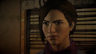 Javier fights Eleanor-The Walking Dead Season 3