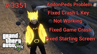 AddonPeds Crash Problem Fixed | File Not Found | L Key Not Working | GTA 5 Fixed AddonPeds Mods