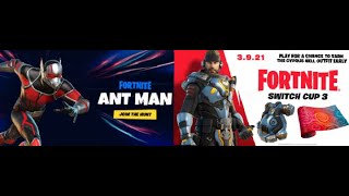 (New Hunter Revealed Ant Man) (New Free Skin Cup Nintendo switch ONLY Cup Fortnite)