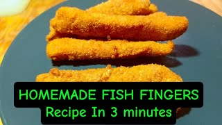 Homemade Fish Fingers - How Make Fish Sticks | Chef Josh Omusiisisiisi