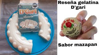 Reseña gelatina D'Gari sabor mazapan 🥜