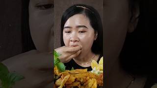 MAKAN AYAM SUWIR KEMANGI LALAPAN PETE || SUPER MANTUL  #mukbang #ayamsuwir #lalapanpete