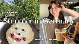 Summer in Germany | living and studying abroad in Germany | studying, iced coffee & garden center's