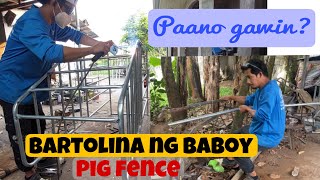 Paano Gumawa ng Batangas Bartolina ng Baboy | Pig Fence/Cage Making | Perfect sa Nag-aalaga ng Baboy