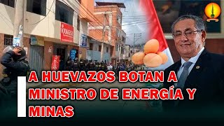 ABANCAY: RECHAZAN PRESENCIA DE MINISTRO DE ENERGÍA Y MINAS