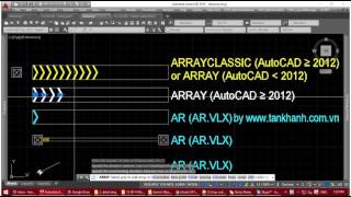 New ARRAY command in AutoCAD