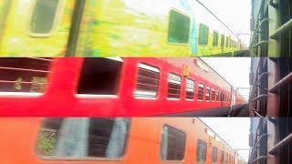 3 DIFFERENT COLOR COUCHES ON THE SAME TRAIN - TOO MUCH BRIGHTNESS