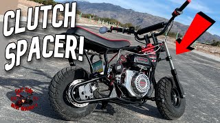 Installing A Clutch Spacer! Predator 212 Minibike!