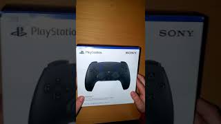 Black PS5 DualSense ASMR Unboxing