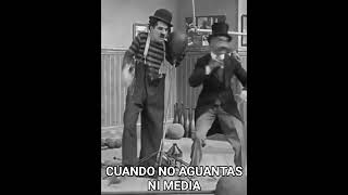 Cuando no aguantas ni media - Sketch realizado con escenas cómicas de Charles Chaplin