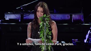 Discurso de Talinda Bennington en el homenaje a Chester (Subtitulado)