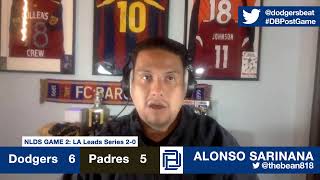 Dodgers vs Padres - Game 2 NLDS Postgame Show