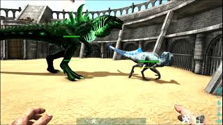 mod Godzillark  level 1 VS ARK Project Anomaly level 120 ark Battles  Dinoplanet