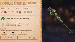 Elder Scrolls Blades: Orcish Mace of Weariness