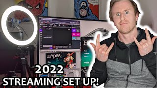 My 2022 Streaming Set Up! Peripherals, OBS Settings & More! Behind The Scenes Vlog