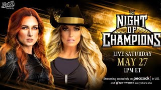 Becky Lynch vs Trish Stratus - Night of Champions 2023 - WWE 2K23 Prediction Match