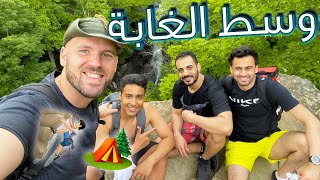 سكنت في كوخ وسط الغابات الأمريكية🌲🇺🇸 - تجربتي مع تسلق الجبال 🧗🏻‍♂️