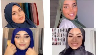 لفات حجاب سهلة للمدرسة ✨💕