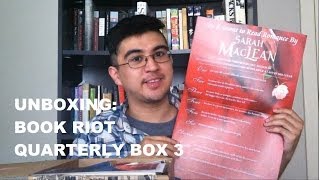 Unboxing: Book Riot Quarterly Box #3