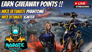 #warrobots Earn Giveaway Points & Ultimate Phantom With Ultimate Igniter #short