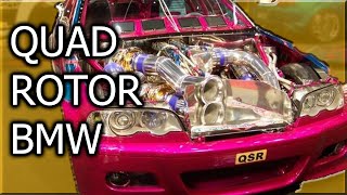 QUAD ROTOR BMW - Drag racing (26B Rotary)