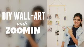 Easy DIY picture wall-art using Zoomin's DIY kit | DIY Project by Tavneet Walia