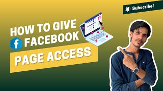 How to Give Facebook Page Access | Facebook Tutorial | Digitally Simply