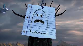 You can’t defeat me-flying Dutchman vs paper ghost (SpongeBob villain edition)