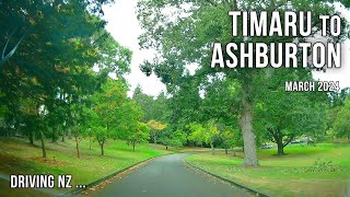 Driving New Zealand: Timaru to Ashburton | 4K scenic drive