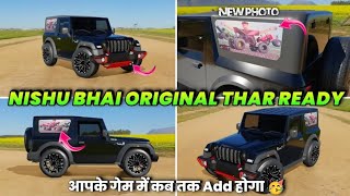 Nishu Bhai की Thar आ गई in Indian Vehicles Simulator 3D | Indian Vehicle Simulator 3d game