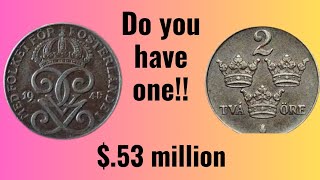 Tips for selling your 1945 Sweden 2 ore coin What is the historical significance of the  2 ore coin