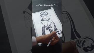 Hanuman Ji Beautiful Sketch|#sketch #shorts #shivamart