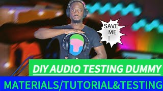 DIY Dummy Head with Microphones: Testing Audio from Headsets | Realistic Sound Simulation